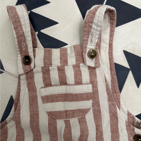 Rylee & Cru Striped Baby Overalls - Picture 3 of 7